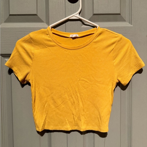 Basic yellow crop top - Picture 1 of 1